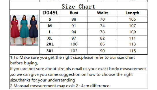 Plus Size Mother's Dress Female