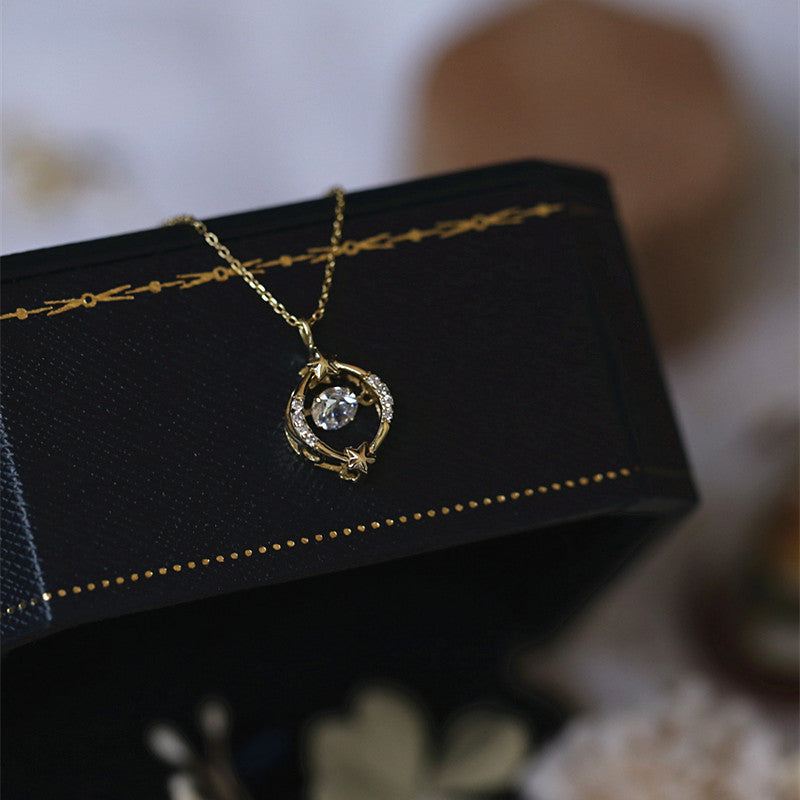 S925 Sterling Silver Gold-plated Necklace